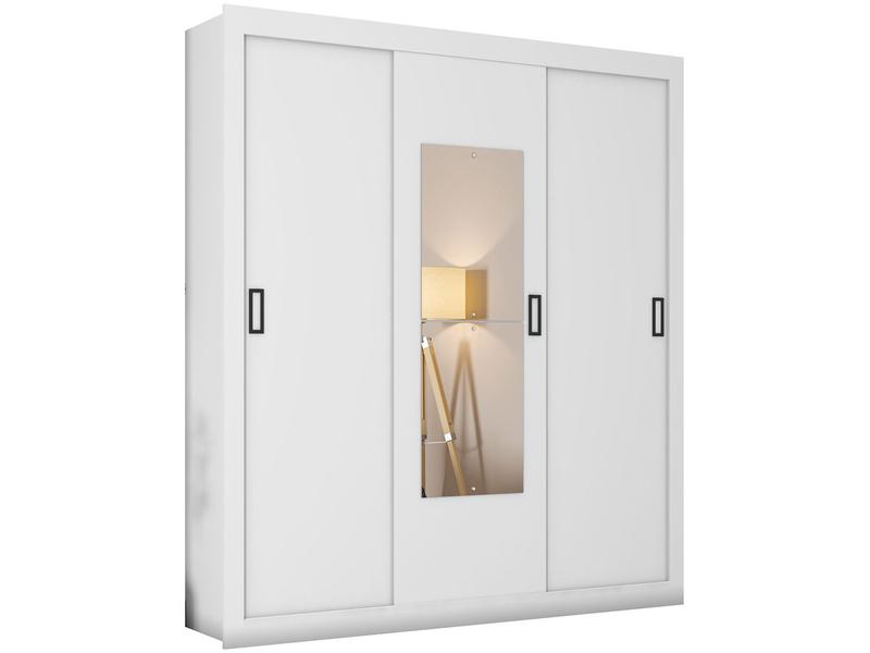 ルヴィ3点セット Guarda-roupa Casal com Espelho 3 Portas de Correr Araplac